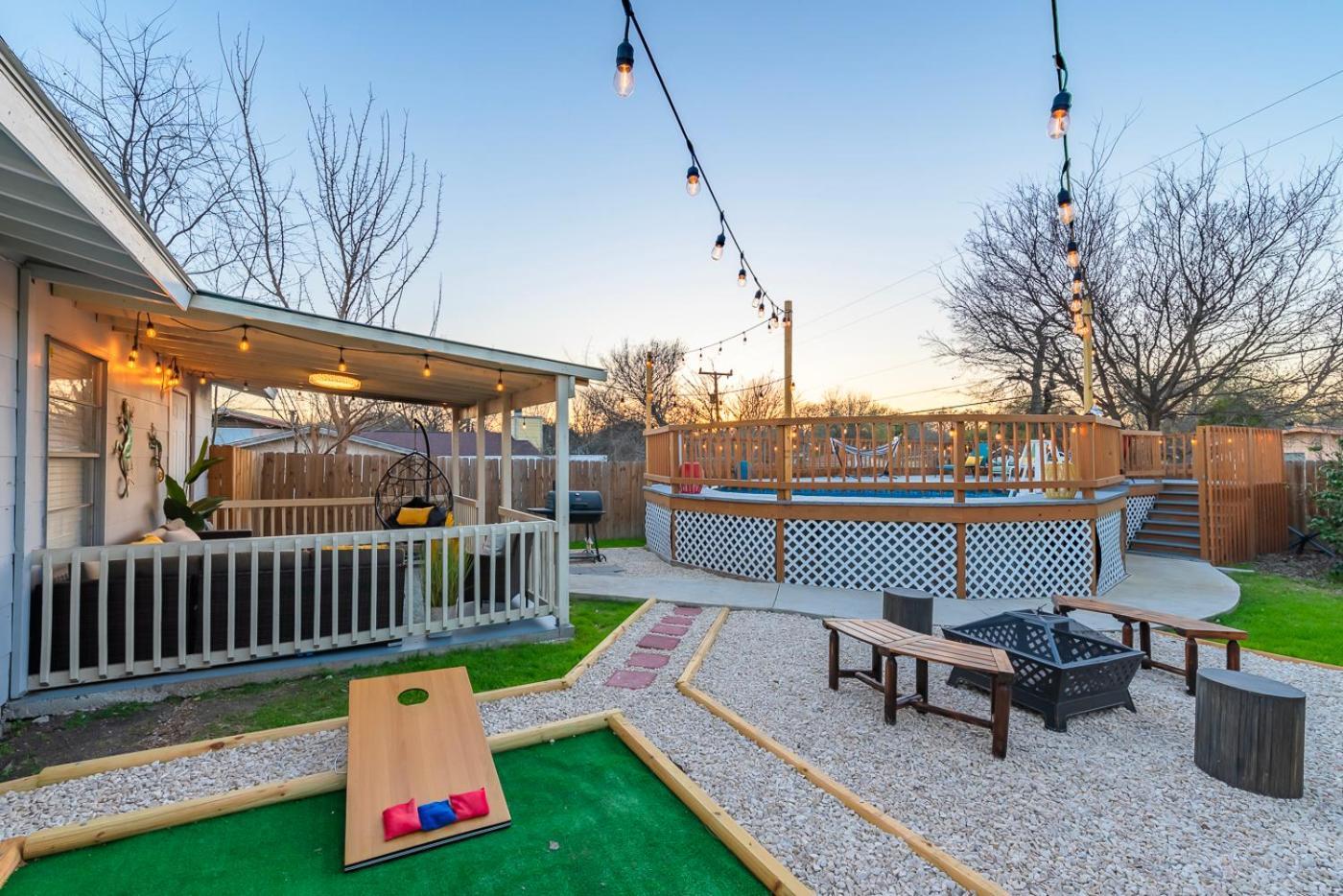 Game Room, Pool & Fire Pit At The Medical Center 샌안토니오 외부 사진